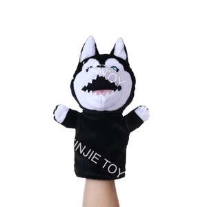 2024 Popular Design a <strong>Husky</strong> Dog Hand Puppet Fun Animal Plush Toys Can Be Customized - Product Image 1