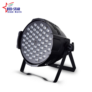 ขาตั้งไฟพาร์ LED อลูมิเนียม54x3W พร้อมการควบคุม DMX อัจฉริยะสีที่ปล่อยออกมาสำหรับ dj KTV เอฟเฟกต์สีแดงสีเขียวขาว