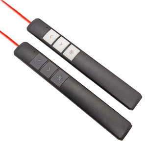 100 metri di distanza di controllo presentazione Wireless telecomando Clicker puntatori Laser ricaricabili presentatore Wireless penna puntatore remoto - Product Image 1