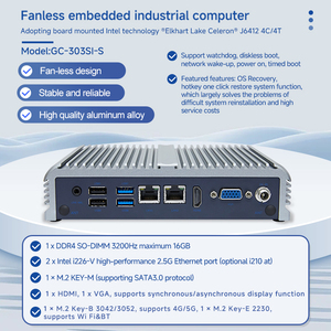 Barato Mini PC Core Computer System J6412 4C/4T Soporte 4G/5G WIFI Sin refrigeración Quad Core 2,0 GHZ CPU Soporte WIN10 11 sistema Linux - Product Image 2