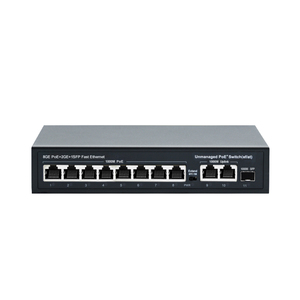 ชิป PSE มาตรฐาน11พอร์ต1000Mbps POE สวิตช์8 POE + 2กิกะบิตอัปลิงค์ + 1 SFP พอร์ต120W สวิตช์ไฟผ่านอีเธอร์เน็ตที่ไม่มีการจัดการ - Product Image 3