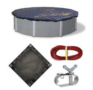 Premium Pool Leaf Net Cover mit verstärkten Kanten und starken Ösen, die Ihren Pool vor fallenden Blättern und Zweigen schützen