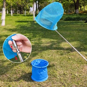 Thép không gỉ Bait <span class=keywords><strong>NET</strong></span> và câu cá hạ cánh <span class=keywords><strong>net</strong></span> với telescoping xử lý cá xô - Product Image 5