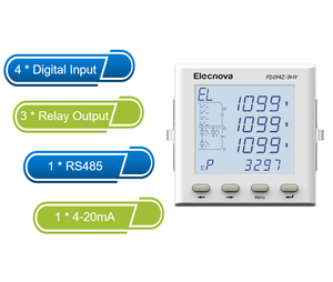 PD194Z-9HY Analog <strong>Input</strong> Modbus <strong>Data</strong> Logger Digital <strong>Output</strong> Watt Power Meter - Product Image 4