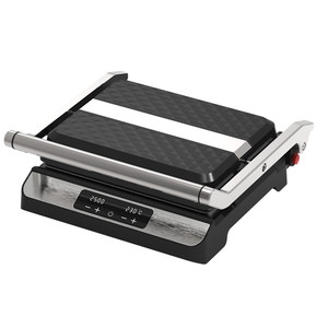 4-slice Panini Grill Contact Grill Detachable Plate With <strong>Timer</strong> and <strong>Temperature</strong> <strong>Digital</strong> <strong>Control</strong> Non-Stick Plates Easy to Clean - Product Image 1