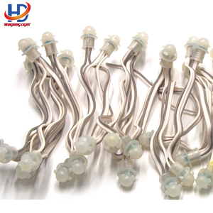 12V DC buzlu piksel LED dize ışıkları 50 adet su geçirmez IP67 12mm 9mm modülleri dış mekan kullanımı için 0.2W 12v DC Led piksel - Product Image 1