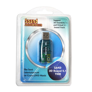 Mini Portable <strong>USB</strong> 2.0 3D Virtual 5.1 Soundtrack Sound <strong>Card</strong> External 2CH Speakers Microphone Earphone Interface for PC Computer - Product Image 5