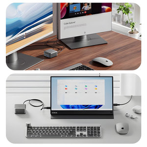 Intel Alder Lake N100 Win11 4コアWifi6 LPDDR5 Type-C 3スクリーン出力小型コンピュータオフィスミニPC - Product Image 6