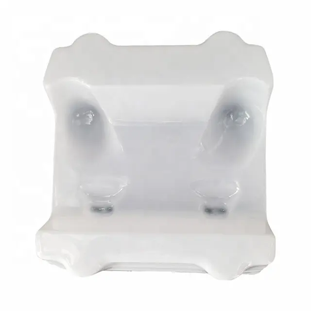 Personalizar blanco de PET de plástico de embalaje de ampolla para consola de juegos electrónicos productos duro embalaje de la ampolla para mostrar