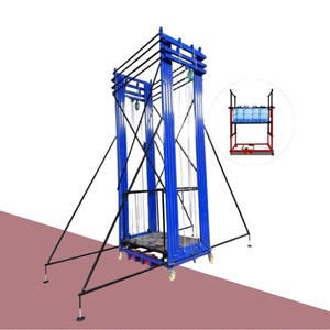 Andamio eléctrico Plataforma Motor Alimentado por batería Instalación de andamio de techo para construcción