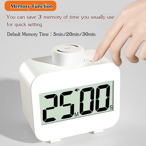 J & R Neuester schnell einstellender Speicher-Timer Rotierender Stumm schaltung Multi Elektronische Produktivität Niedliche benutzer definierte Küchen studie Visueller Timer für Kinder - Product Image 6