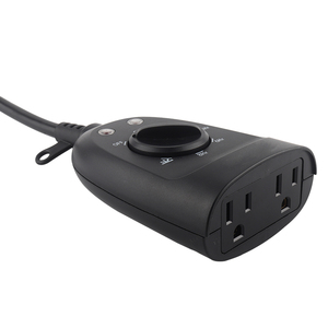 2 Grounded Outlet Waterproof Photocell Dusk to Dawn <strong>Light</strong> <strong>Sensor</strong> <strong>Timer</strong> Countdown <strong>Timer</strong> <strong>Timer</strong> for Garden - Product Image 5