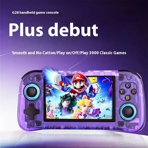PSP หน้าจอ IPS 4.3นิ้วคอนโซลเกมอาเขตแบบใช้มือถือพร้อมการสื่อสาร Wi-Fi รีโมตคอนโทรล G28ใหม่