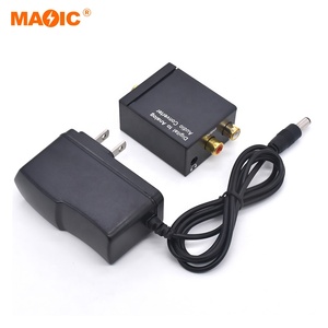 Decodificador convertidor digital a analógico, adaptador de Audio estéreo coaxial de fibra óptica a amplificadores Rca con Audio - Product Image 3