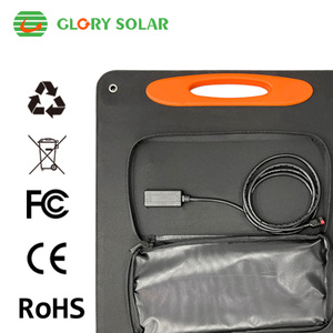 Vinh Quang Năng Lượng Mặt Trời 200W 40V 20V 4 Thư Mục Siêu Ánh Sáng Mỏng Trọng Lượng Xách Tay Có Thể Gập Lại Năng Lượng Mặt Trời Bảng Điều Khiển Cho Cắm Trại - Product Image 3