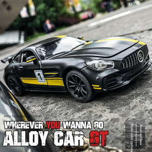 1:32 diecast model arabalar oyuncak Benz GTR Babos alaşım araba modeli ses ve ışık kapıları ile açık geri çekme metal arabalar model oyuncaklar - Product Image 3