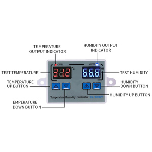 XK-W1099 Digital <strong>Temperature</strong> Humidity <strong>Controller</strong> for Incubator Cooling Heating Switch <strong>NTC</strong> <strong>Sensor</strong> AC110-220V XK-W1099 - Product Image 2