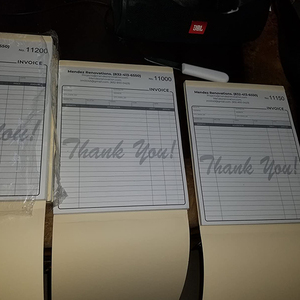 Tùy chỉnh NCR cuốn sách in ấn cá nhân hoá đơn Cuốn sách với bìa cứng màu tông Tiền Gửi hình thức Sheets - Product Image 2