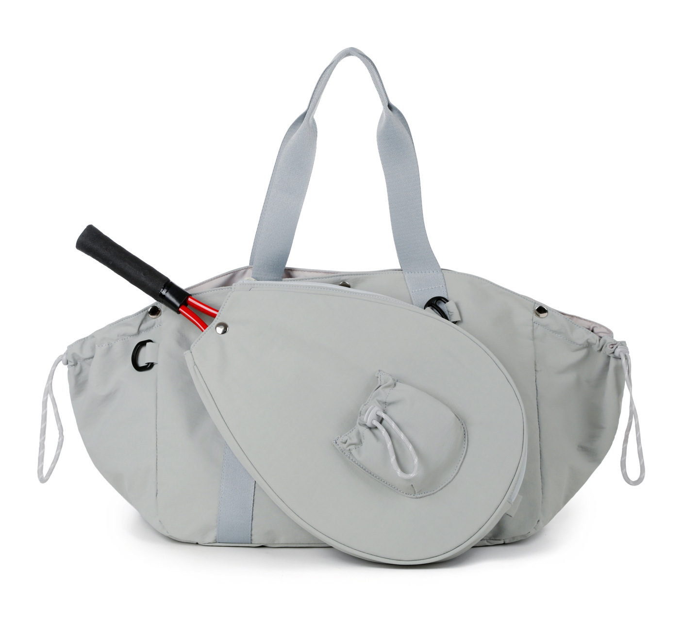 Raquette de badminton trompette grise