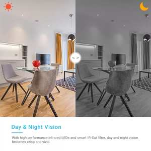 Factory Price Pan Tilt Dog Robot Mini P2P Small CCTV Wifi Smart Net Cam V380 IP Camera Wireless Home Security Cameras - Product Image 4