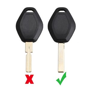 B-M-W3 5 6 7 serisi için 3-Button tasarım araba uzaktan anahtar kabuk değiştirme 433Mhz uyumlu X5 E46 E60 E83 E53 E36 E38 HU92 anahtar - Product Image 3