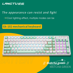 LANGTU GK102 Three-Mode <strong>Bluetooth</strong> <strong>Wireless</strong> Mechanical <strong>Keyboard</strong> 2.4G Wired Desktop Notebook Gaming <strong>Keyboard</strong> Color <strong>Computer</strong> - Product Image 2