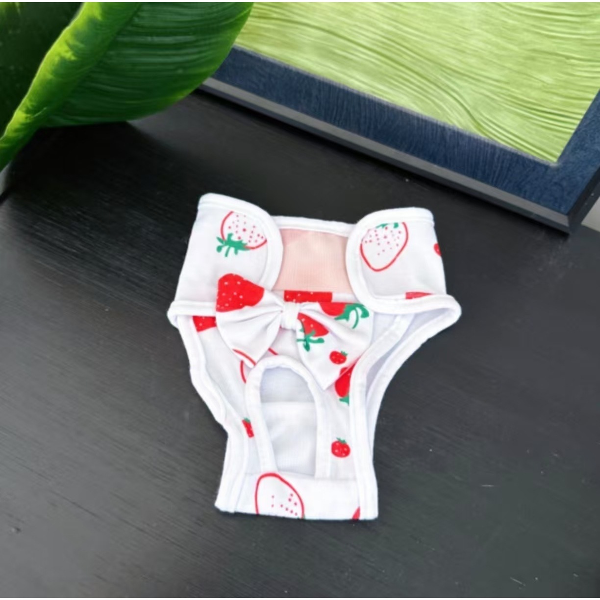 Mini pantalon menstruel rouge fraise