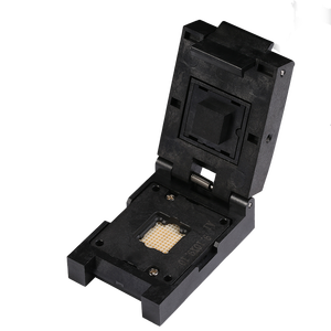 Flip Over with Knob Design Low Ball Loss 24 V BGA Socket <strong>Adapter</strong> 24 64 88 100 Pins Chip Aging Socket 1.0 mm Pitch Socket Header - Product Image 2