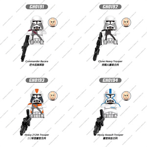 XINH SW Personajes de la película Clone Trooper ARC Commander Space Wars Mini Figuras DE ACCIÓN Bloques de construcción Juguete para niños
