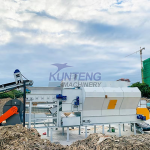 Msw Abfalls ortier <span class=keywords><strong>system</strong></span> Kommunale Sortiermaschine für organische Abfälle Baustelle Abfalls ortier-und Recycling linie