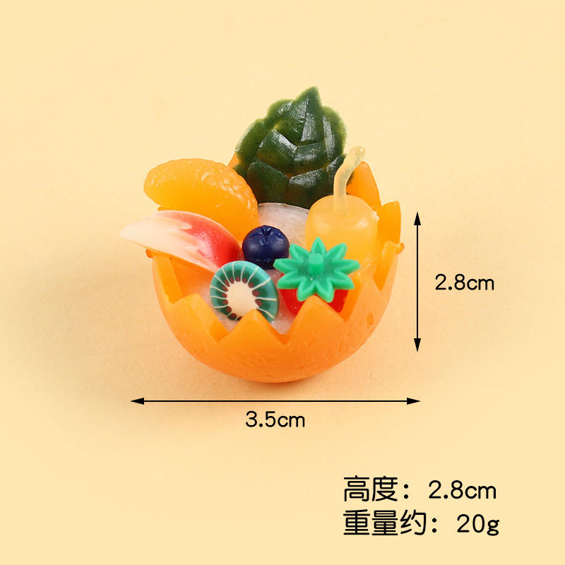 Tazón de Naranja - Manzanas, Naranjas, Fresas