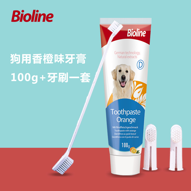 Brosse à Dents pour Chien 100g-Goût Boeuf