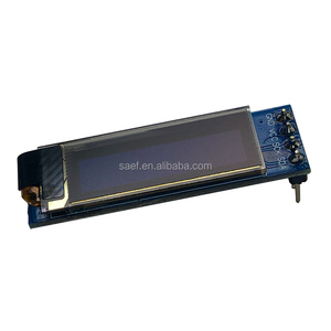 4 pin 5V 0.91 "pollici 128x32 I2C IIC schermo OLED seriale SSD1306 compatibile PIC Arduino Raspberry PI - Product Image 3