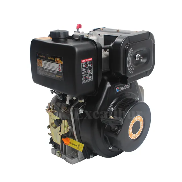 Motor diésel de arranque electrónico refrigerado por aire, cilindro único de 4 tiempos, 6HP, 7HP, novedad de 2021