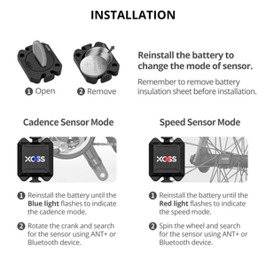 XOSS X1VORTEXケイデンスセンサーサイクリングコンピュータースピードメーターANT GARMINiGPSPORTブライトンと互換性があります - Product Image 6