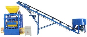 Máquina automática de fabricación de bloques y ladrillos QT4 para importador de ladrillos de cemento Máquina de ladrillos Coco en Túnez - Product Image 6