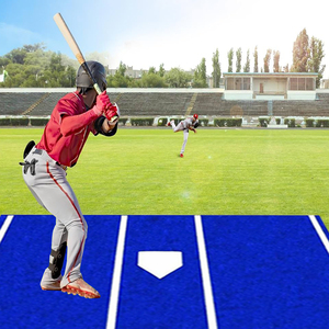 Esterilla de béisbol plegable y duradera, esterilla de entrenamiento para practicar lanzamientos oscilantes para programas de interior y exterior - Product Image 2
