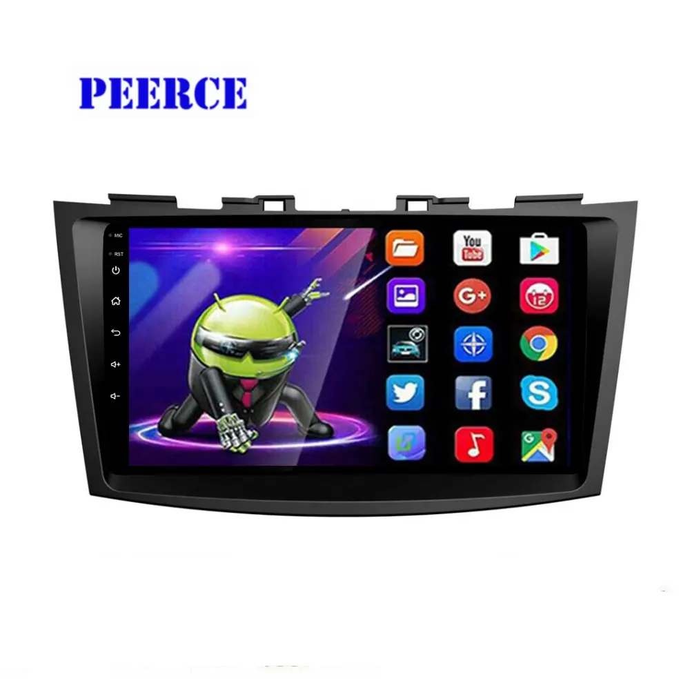 Best sellers 9 inch Car frame for Suzuki Swift 2010-16 android 1+16GB navigation wifi Car dvd player