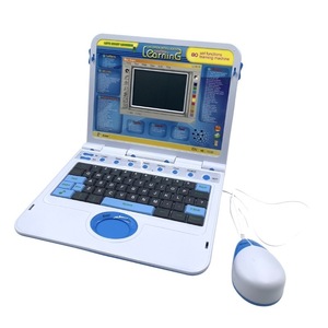 Istruzione bambini laptop schermo a LED inglese spagnolo macchina per l'apprendimento della lingua computer giocattoli educativi precoci Tablet