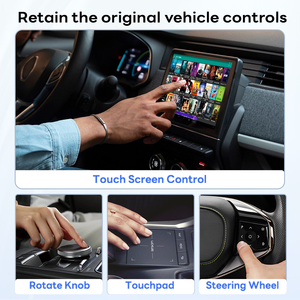 4 In1 CarlinK kiti istikrarlı çip Tbox Ai Tv kutusu hdmi çıkışı multimedya araba oynamak için Dongle Android 13 kablosuz oto Carplay youtube - Product Image 6