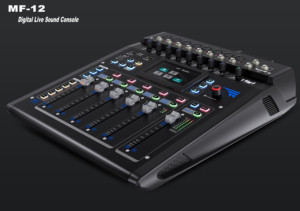 Interfaz de audio profesional OEM, mezclador digital integrado, DSP, tipos de efectos digitales, música digital, consola de audio de 12 canales, MF-12 - Product Image 4