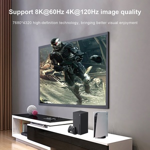 Interruptor de 3 entradas, 1 salida, 8K, HDMI, 3 puertos, 8K, soporte para 8K @ 60Hz, 4K @ 120Hz