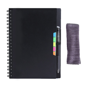 A5 B5 blocco note intelligente a spirale per notebook in carta lavabile cancellabile riutilizzabile impermeabile con penna - Product Image 1
