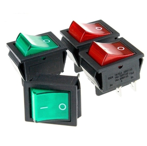 Işık ile KCD4 dört pin iki dişli gemi tipi anahtarı - Product Image 6