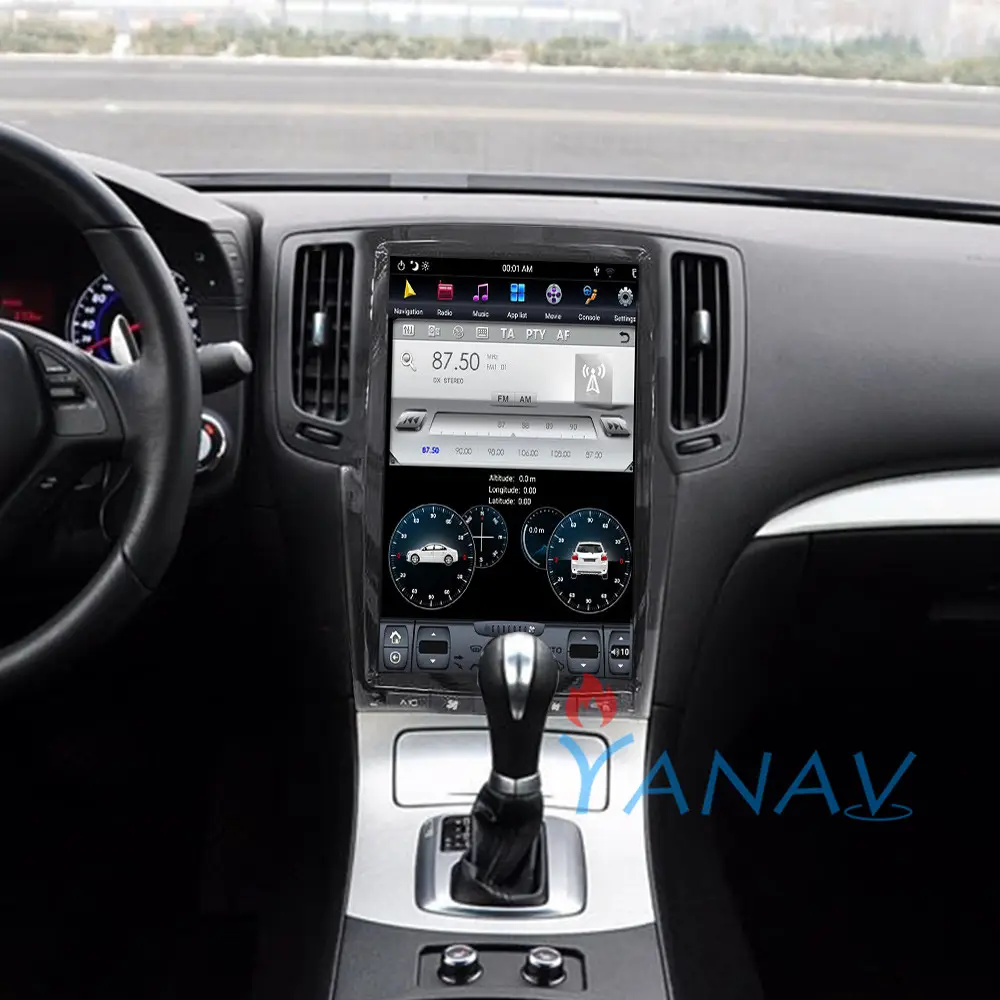 Android auto GPS-navigation vertikale player radio audio Für Infiniti G25/G35/G37 2007-2013 auto dvd player multimedia video player