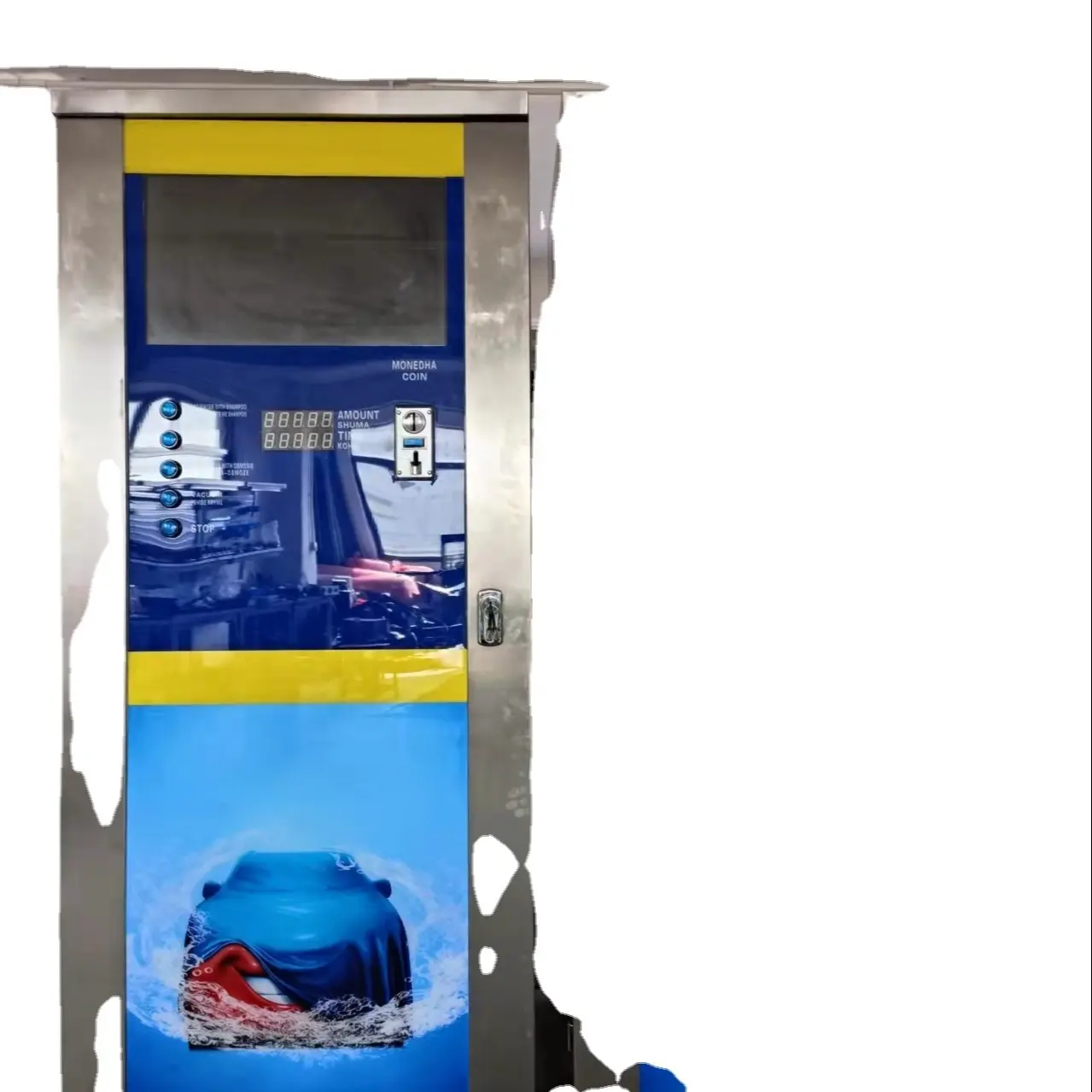 150bar 3kw multifunktion ale münz betriebene Selbstbedienungs-Auto waschmaschine/Dampf-Auto waschmaschine