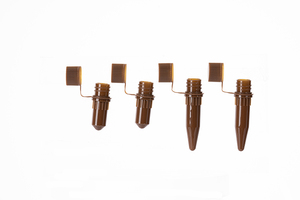 1.5ml Micro Laboratório Centrífuga Tubos com Safe-Lock Screw Cap Âmbar Marrom Plástico PP Saia Edged Base Bottom para uso - Product Image 4