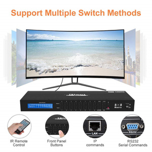 TESmart <strong>8</strong> X <strong>8</strong> <strong>HDMI</strong> <strong>Matrix</strong> <strong>Switcher</strong> De Video Support HDCP 1.4 3840x2160 30Hz EDID Management Switches