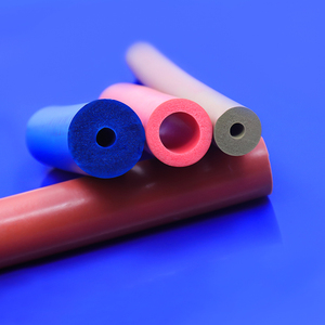 ท่อฉนวนโฟมยางนุ่มพร้อมบริการตัดตามสั่งท่อฟองน้ำซิลิโคนทรงกลมสีดำ - Product Image 5