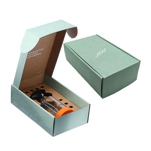 Bán buôn biểu tượng tùy chỉnh in sinh thái thân thiện tái chế các tông thương mại điện tử vận chuyển bao bì sản phẩm Hộp bưu phẩm với chèn - Product Image 4